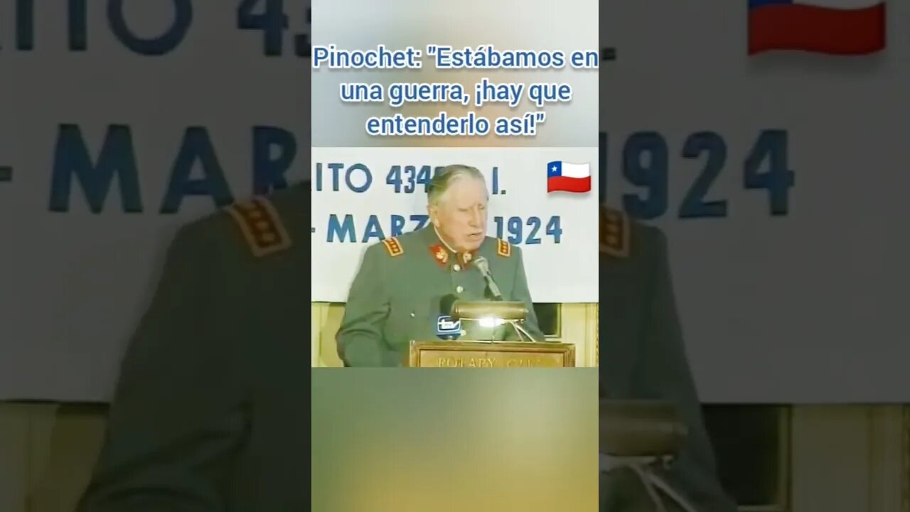 PRESIDENTE PINOCHET QUE DERROTÓ AL MARXISMO EN UNA GUERRA INTERNO QUE ELLOS MISMOS PROVOCARON.