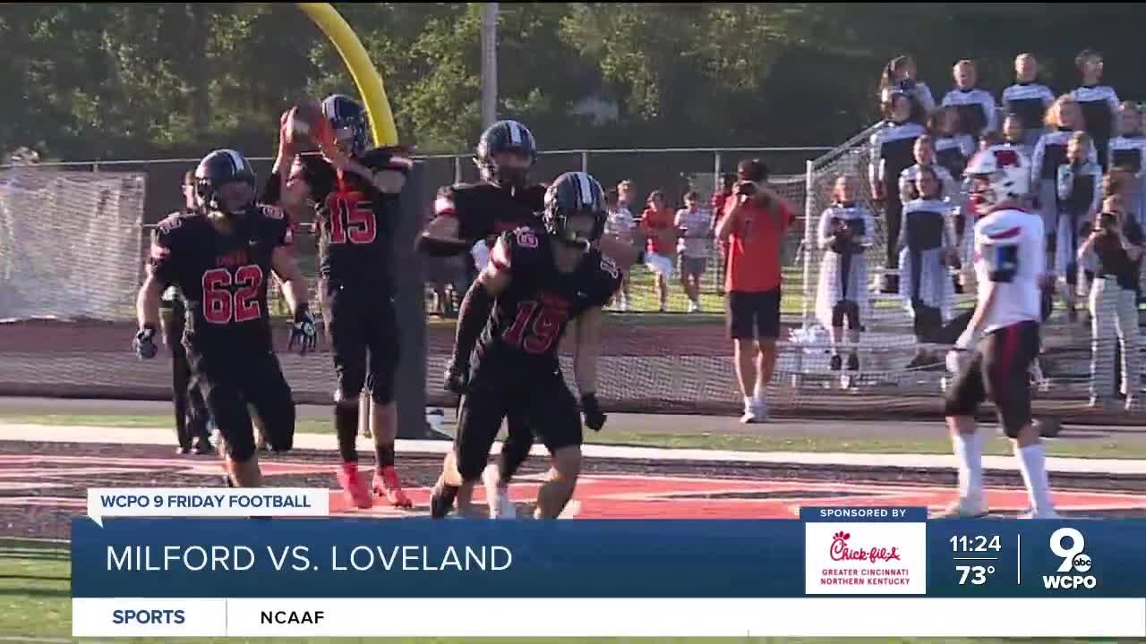 Milford defeats Loveland 52-34