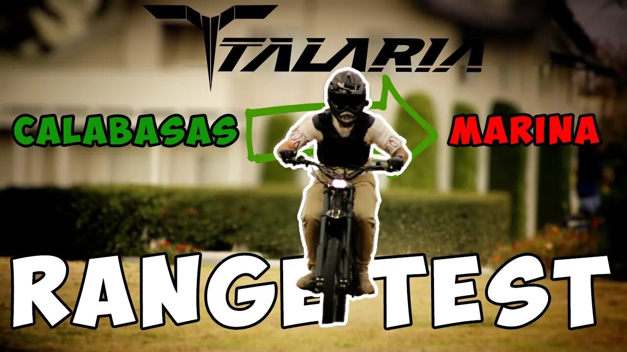 TALARIA STING R RANGE TEST // CALABASAS TO MARINA DEL REY