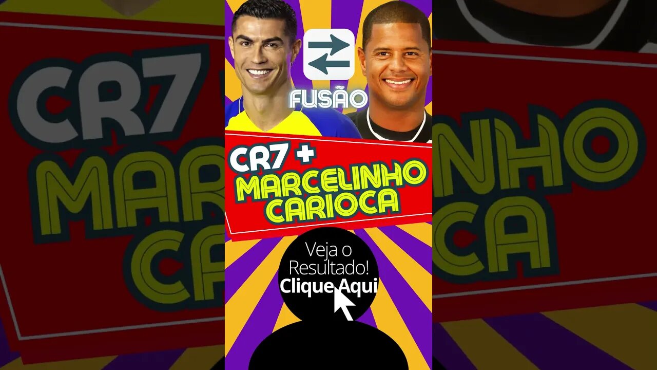 Cristiano Ronaldo e Marcelinho Carioca FUSÃO! #shorts