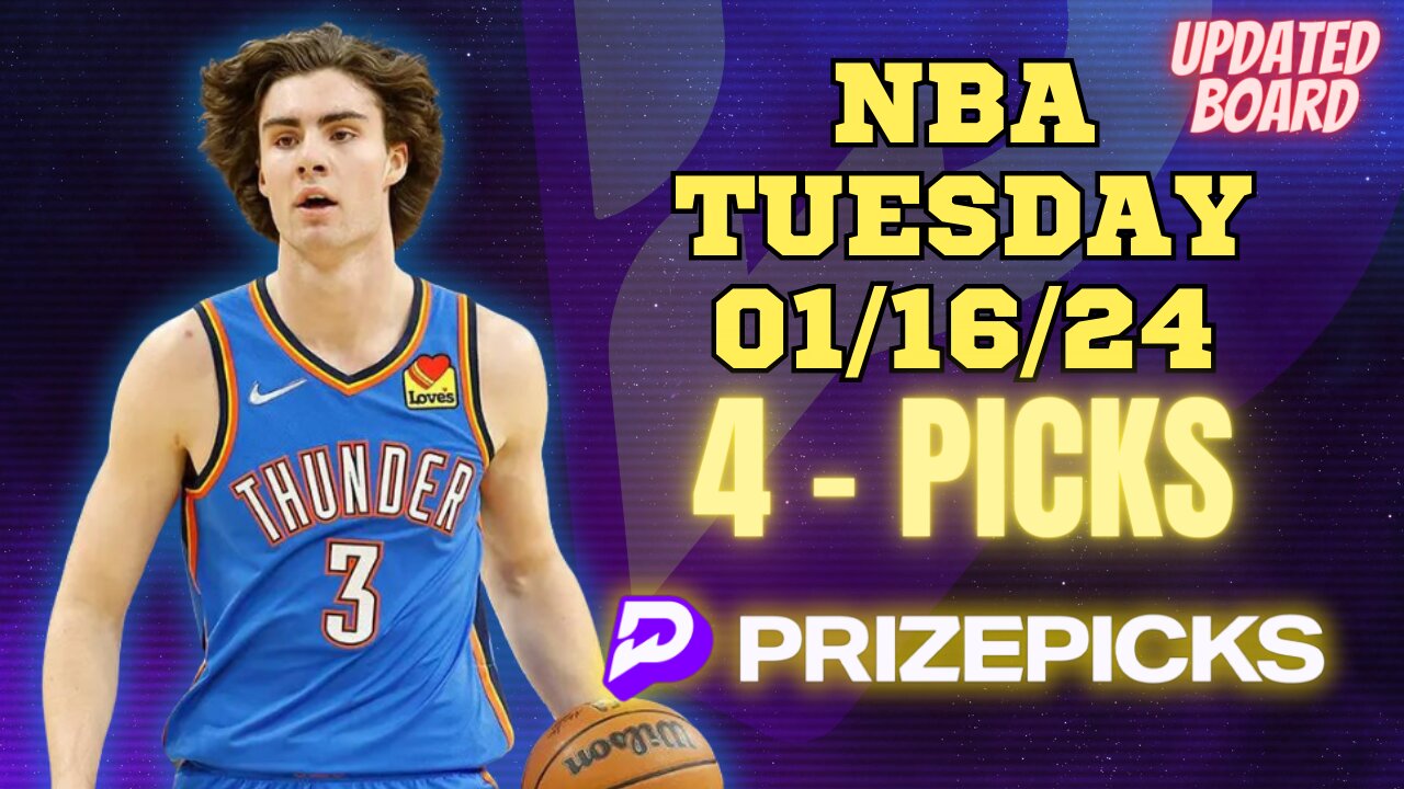 #PRIZEPICKS | BEST PICKS #NBA TUESDAY | 01/16/24 | #PLAYERPROPS | #BESTBETS | #BASKETBALL | TODAY