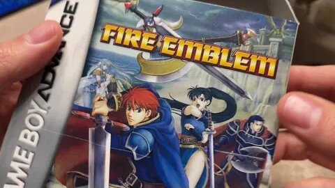 Unboxing Of Gameboy Advance Fire Emblem Complete In Box Game. 30 Dollar Set Now Worth 250