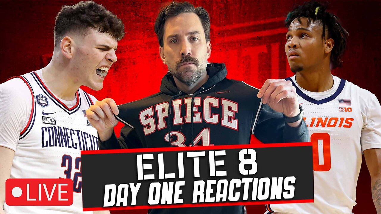 LIVE: UConn Is Inevitable | Elite 8 - Day One Reactions