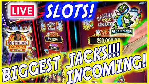 🔴 LIVE SLOTS! LET'S HIT THE BIGGEST JACKPOTS OF 2023! LET'S GO! LONGHORN CASINO!