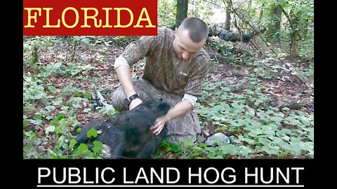 HOG Hunting PUBLIC LAND in Florida [The 30-06 eats again!]