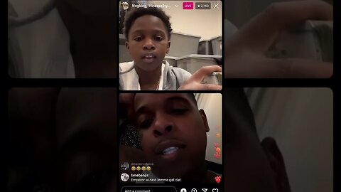 Finesse2tymes Som 1fngking Back On Instagram Live youngest Kid In Charge Flexing $$ (13/04/23)