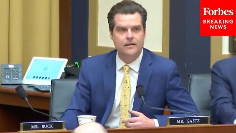 'This Is Critical Race Theory With A Gun And A Badge!': Matt Gaetz Rips Domestic Terrorism Bill