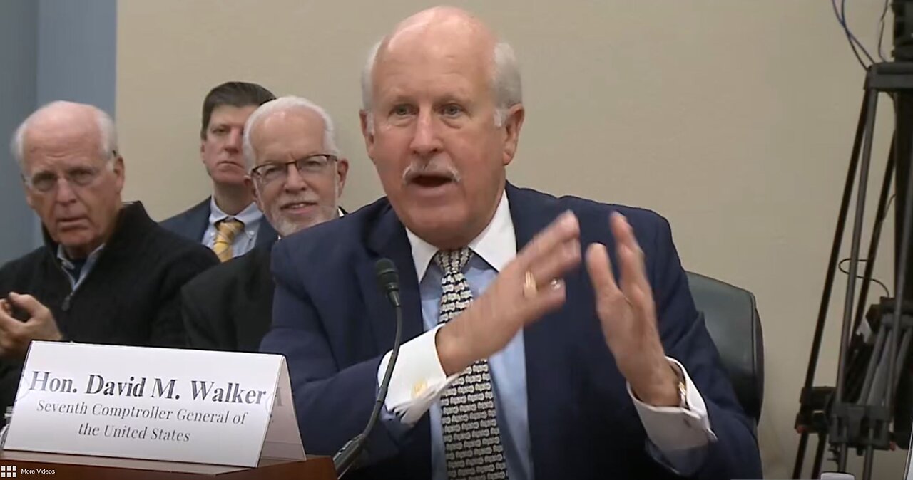Former U.S. Comptroller General Testifies on National Debt