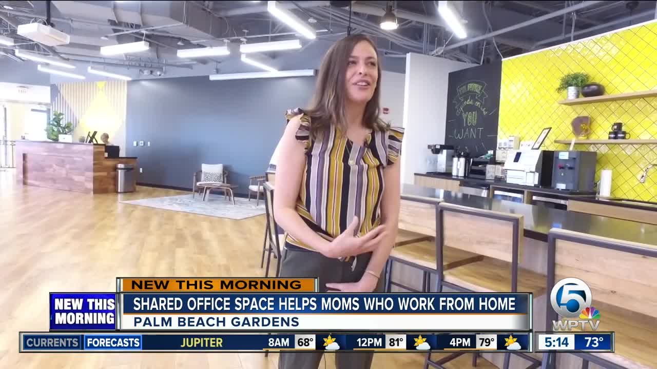 Shared office space helping moms who work from home