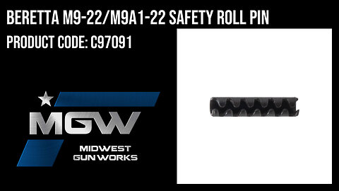 Beretta M9-22/M9A1-22 Safety Roll Pin - C97091