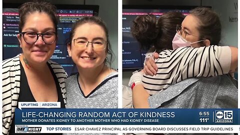 Stranger donates kidney to Valley mother