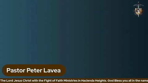 Praise Jesus with us. Fight of Faith Ministry
