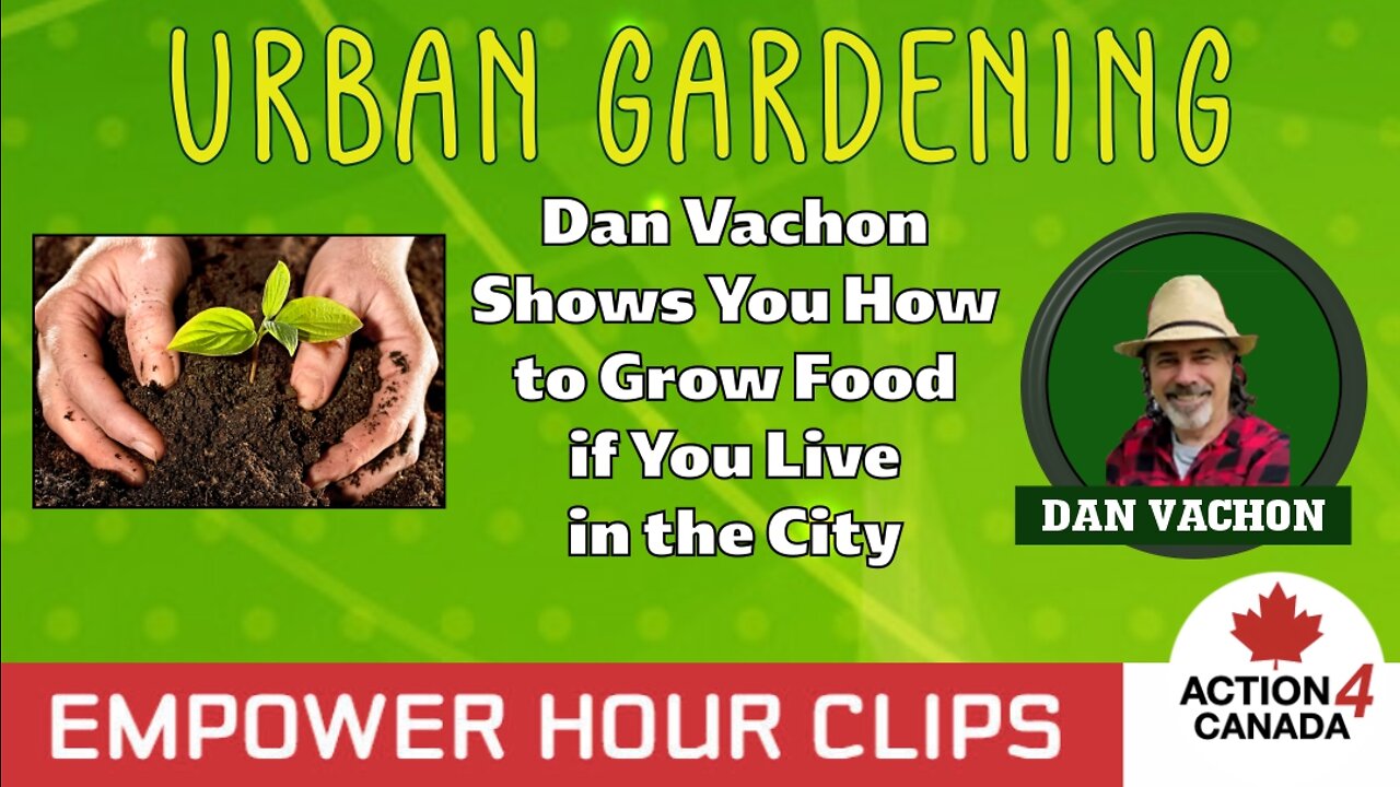 Dan Vachon: How to Grow Food Even if You Live in the City