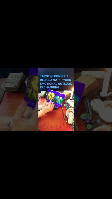 RECONNECT TAROT DECK SAYS YOU ARE HEADING TOWARDS POSITIVE CHANGE🎆🌊💥BALANCE GOOD EMOTIONAL STATE