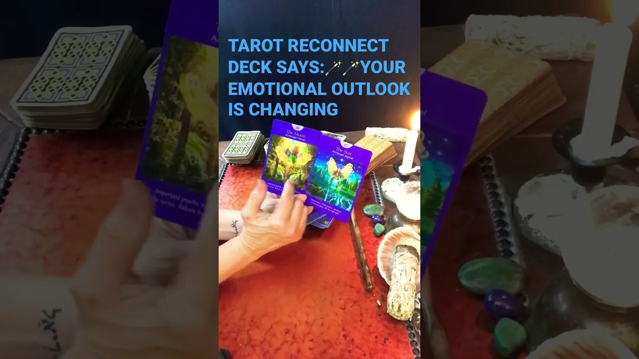 RECONNECT TAROT DECK SAYS YOU ARE HEADING TOWARDS POSITIVE CHANGE🎆🌊💥BALANCE GOOD EMOTIONAL STATE