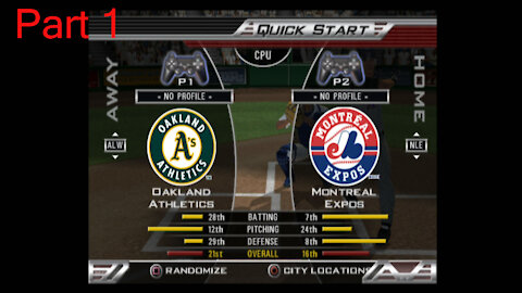 MLB 2005 As vs Expos Part 1