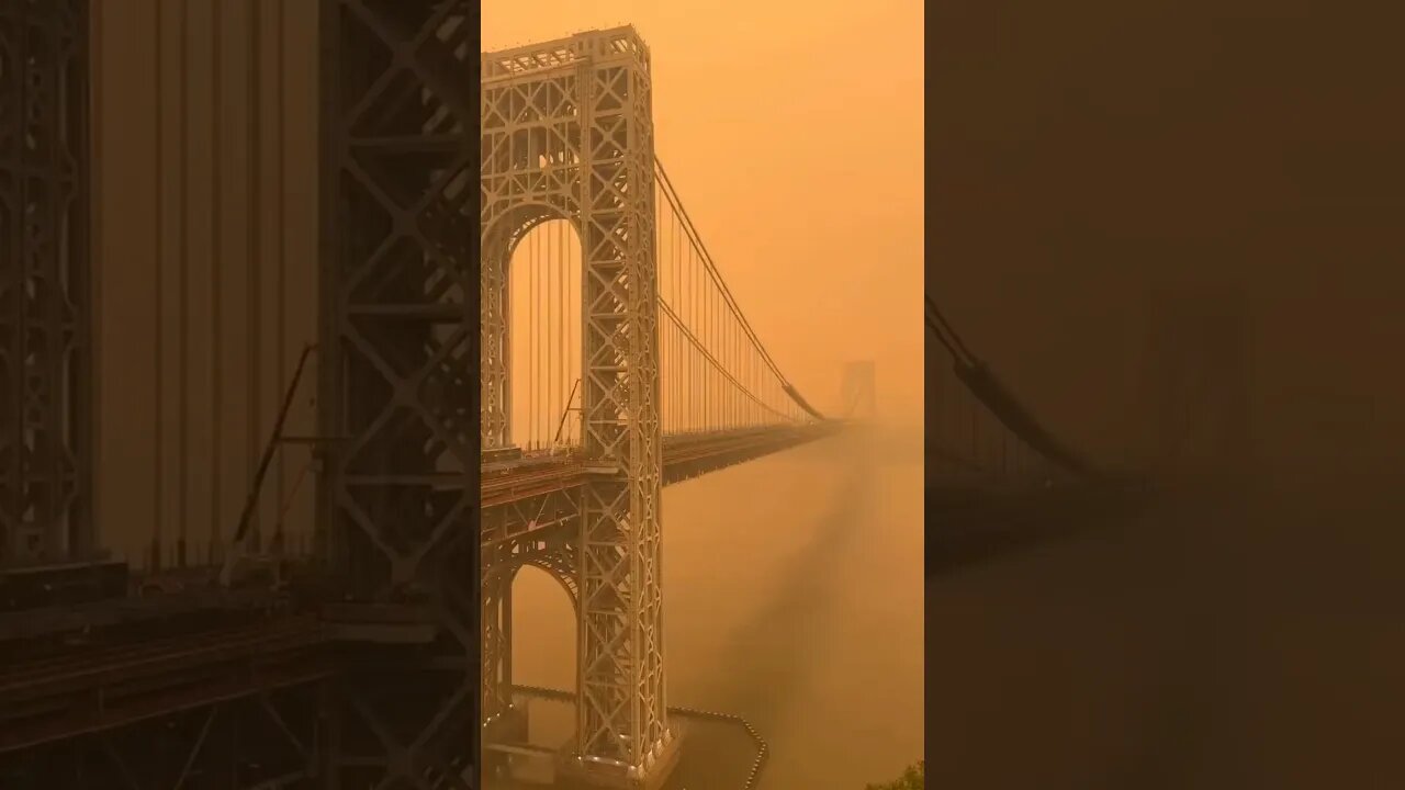 🔴 Wildfire #Smoke in Northeast USA / Humo Causado Por Fuegos Forestales 🙏🏻 #short #shorts