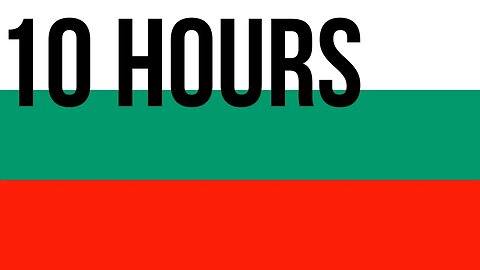 [10 HOURS] of Bulgaria Flag waving in the wind