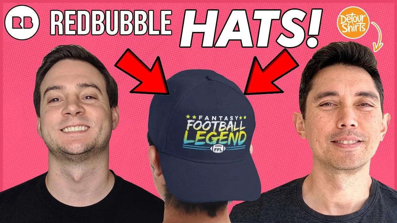 [NEW] REDBUBBLE HATS REVIEW! 🧢 w/ @DetourShirts