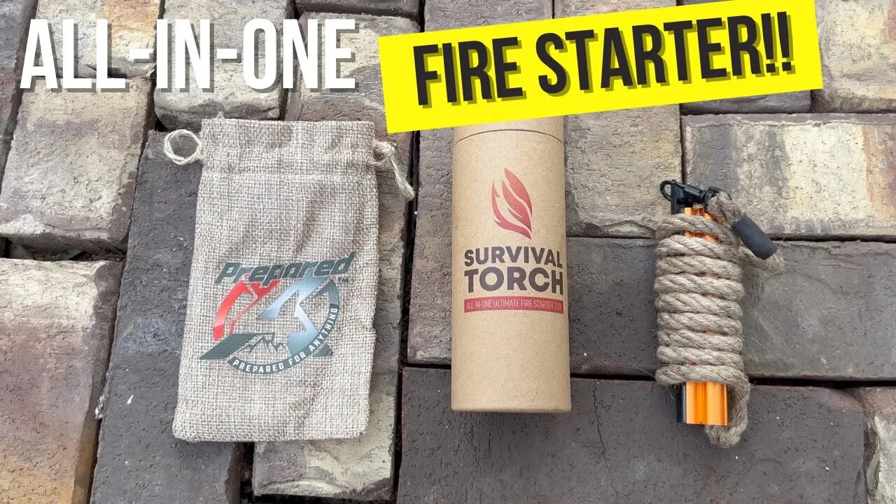 This all in one fire starter will save you time! Full review of Survival Torch