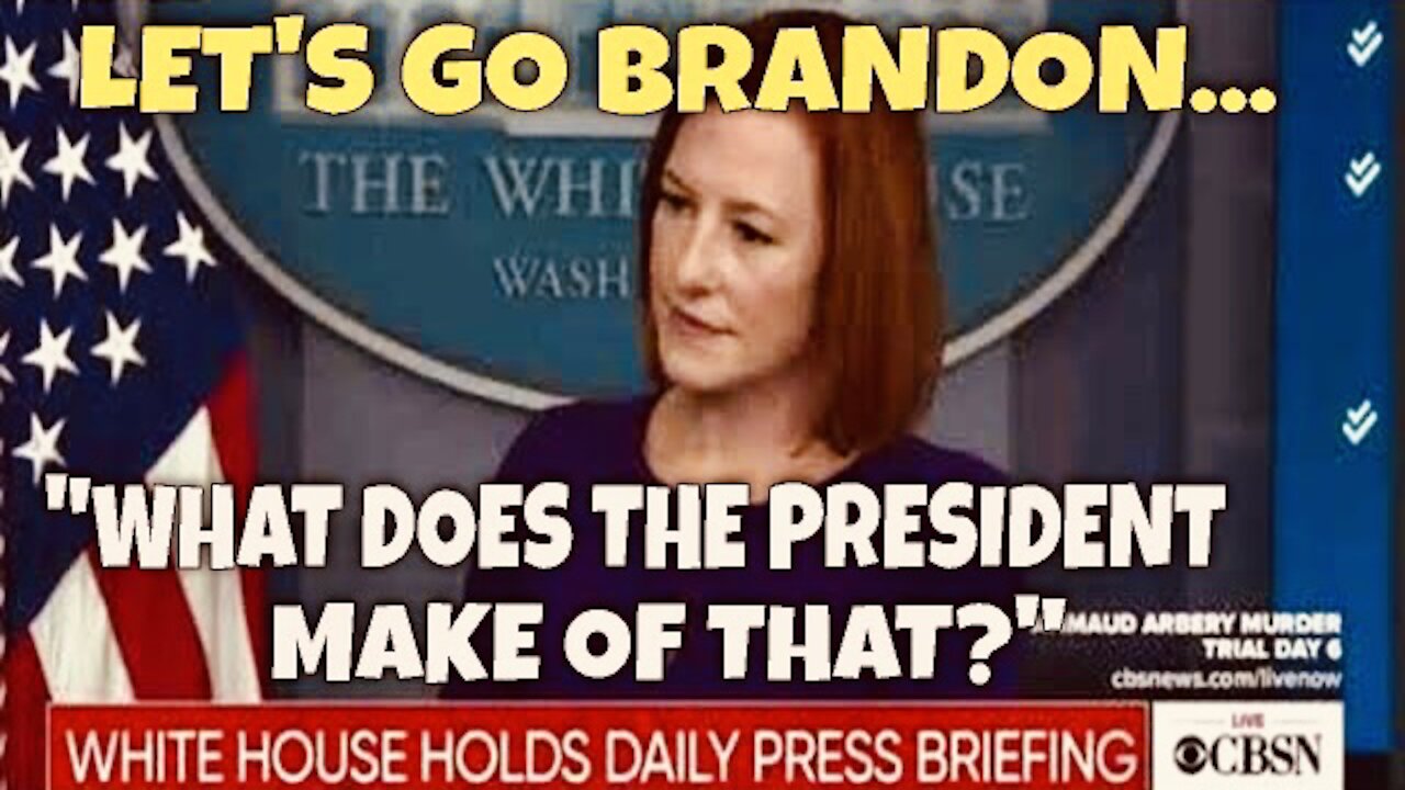 Jen Psaki was asked what Biden thinks about let’s go Brandon 🤣￼