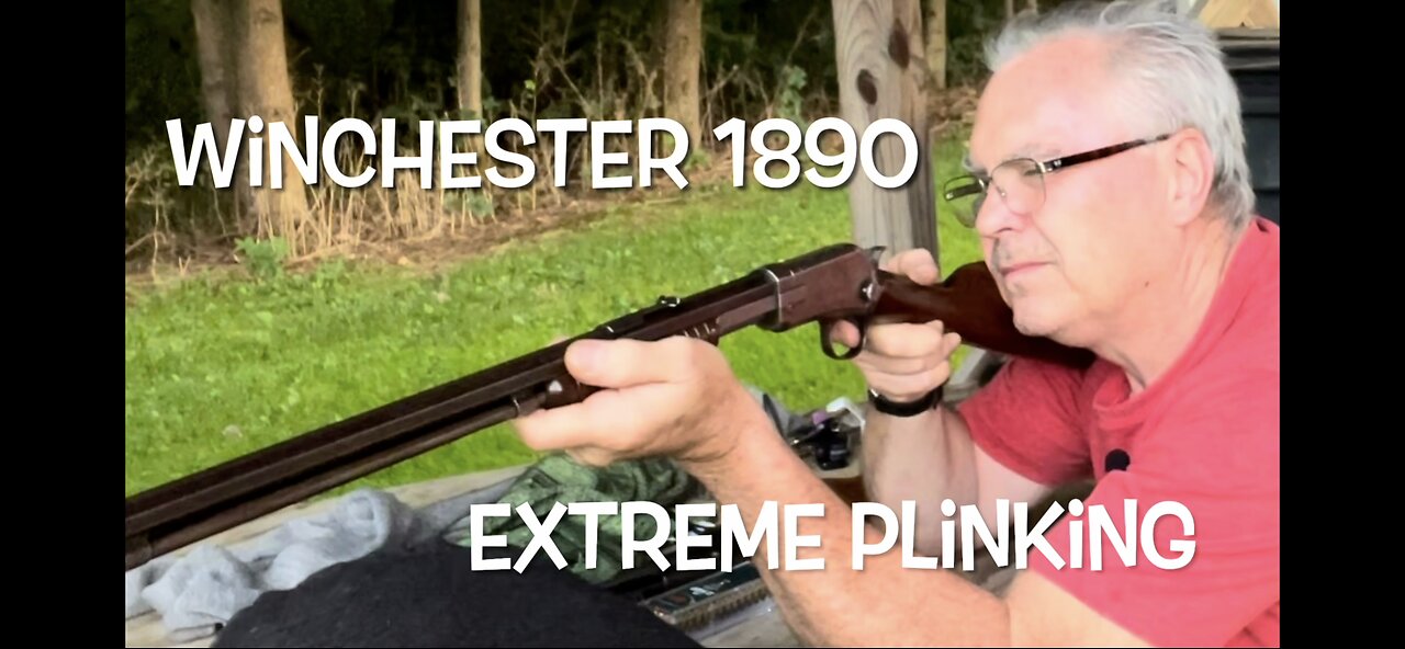 Winchester 1890 22 short pump action plinking