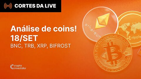 Análise de altcoins! TRX XDC BITFROST TRB e XRP