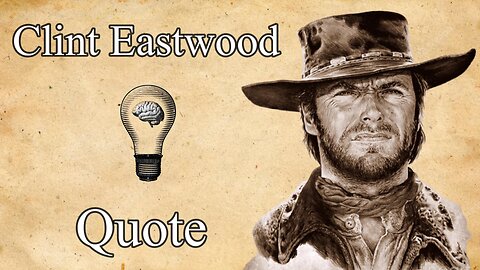 Clint Eastwood Quote: Respect yourself. #quotes