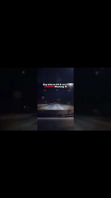 CRV tries to hit & run from a Mustang! #foryou #hitandrun #car