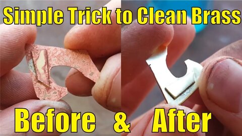 Simple Trick to Clean Brass After Soldering