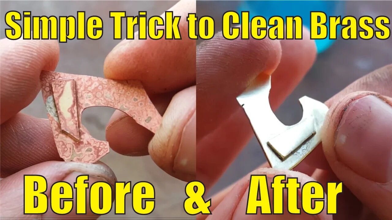 Simple Trick to Clean Brass After Soldering