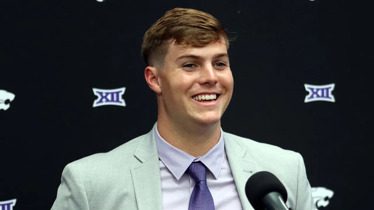 Kansas State Football | Will Howard talks about becoming the mentor in the Wildcats' QB room