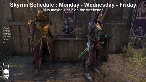 Channel Update August 2017 [Skyrim and ESO]