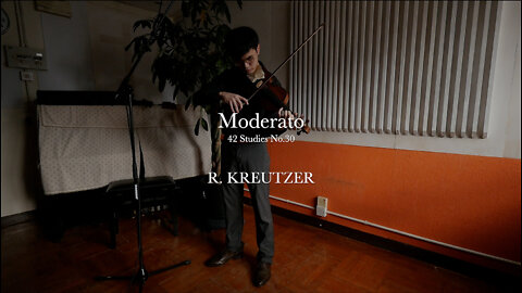 Kreutzer #30 Moderato