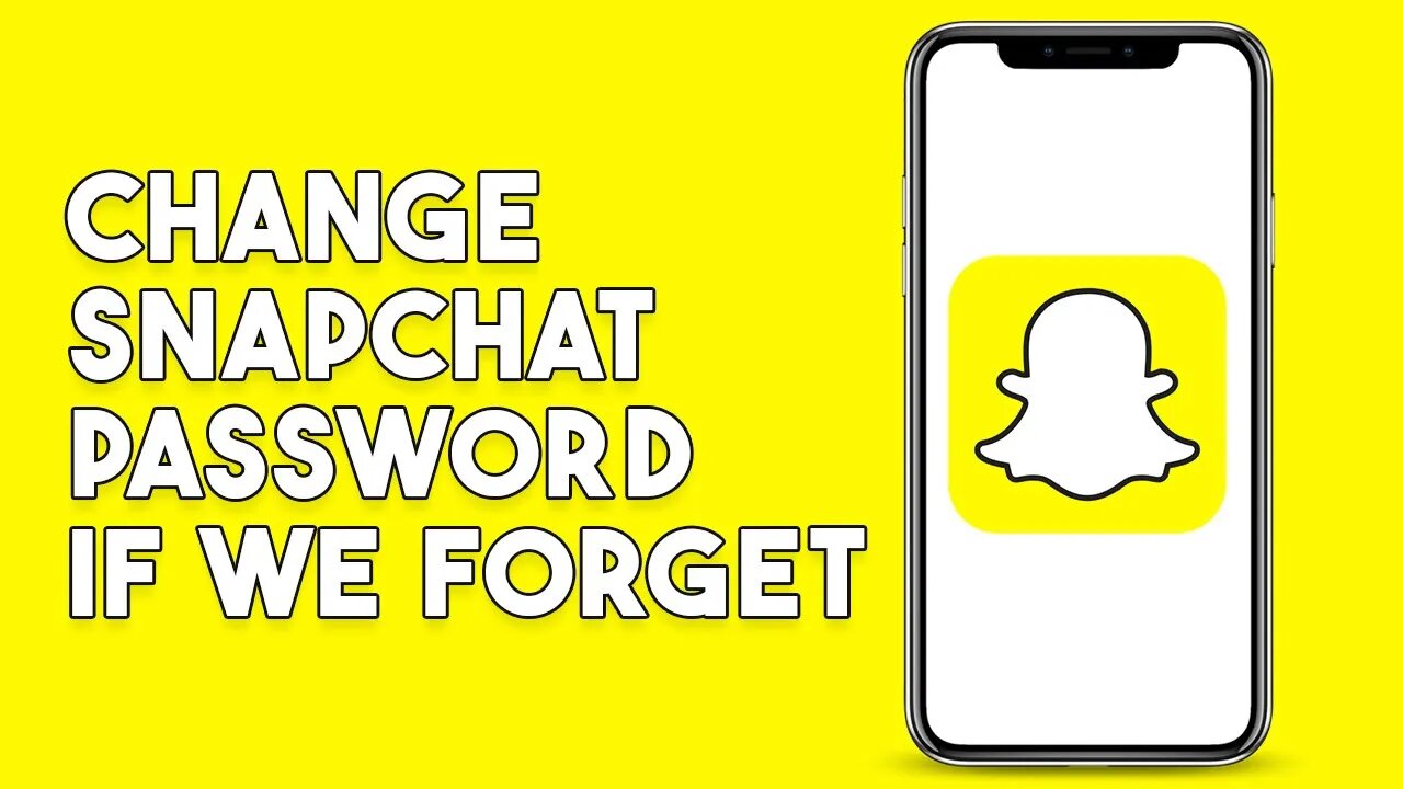 How To Change Snapchat Password If We Forget (2023)