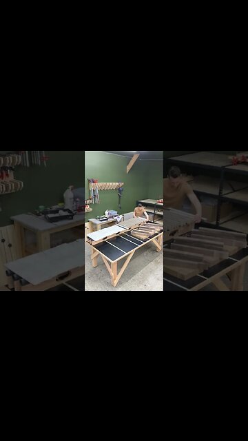 Brick cutting boards - final glue ups #shorts #short #woodworking #woodwork