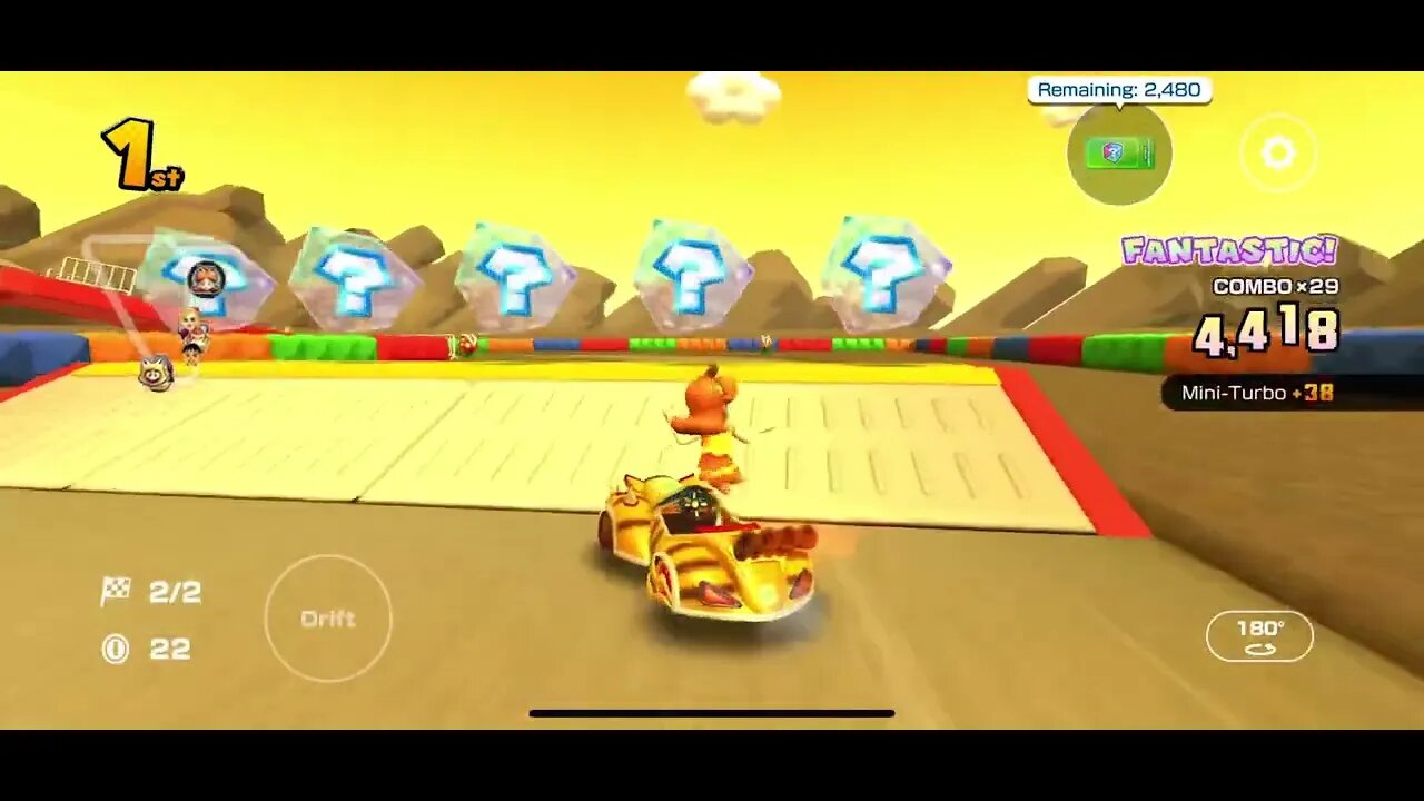 Mario Kart Tour - RMX Choco Island 2T Gameplay