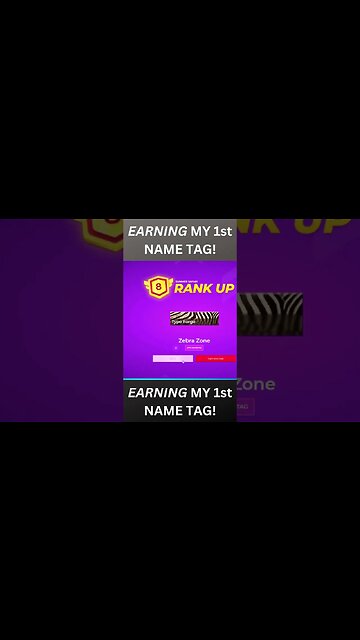 EARNING MY 1st NAME TAG! #shorts