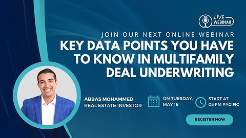 Key Points to Know in Multifamily Deal Underwriting