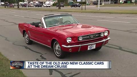 Taste of the old and new classic cars at the Dream Cruise