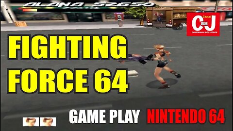 Pancadaria em Fighting Force 64 para o Nintendo 64!