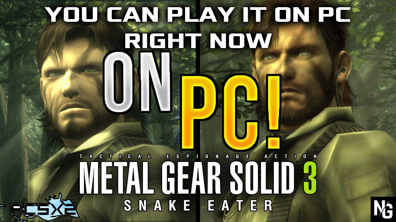 How to play Metal Gear Solid 3 Snake Eater ON PC Using PCSX2 Emulator 2024 [100% WORKING]