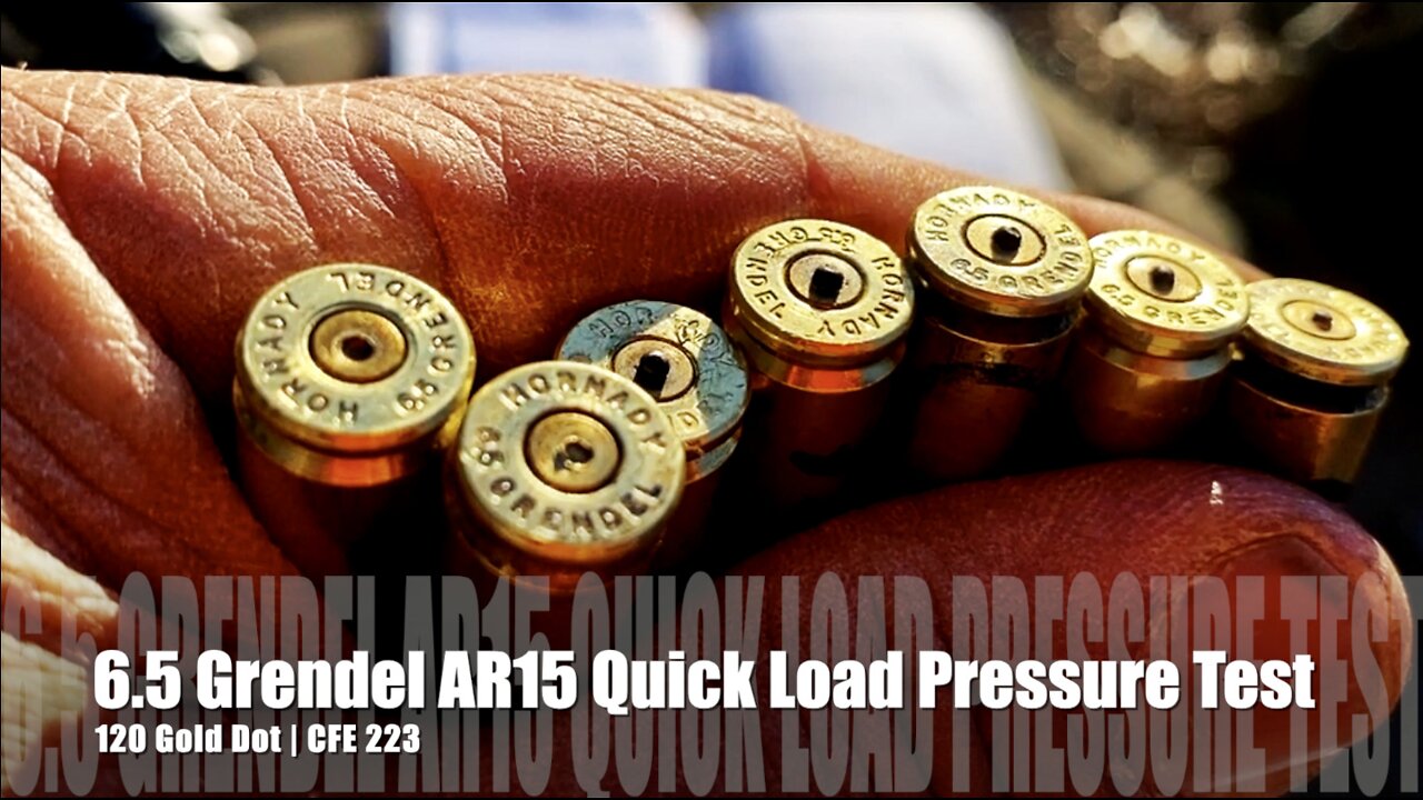 6.5 Grendel AR15 Pressure Test