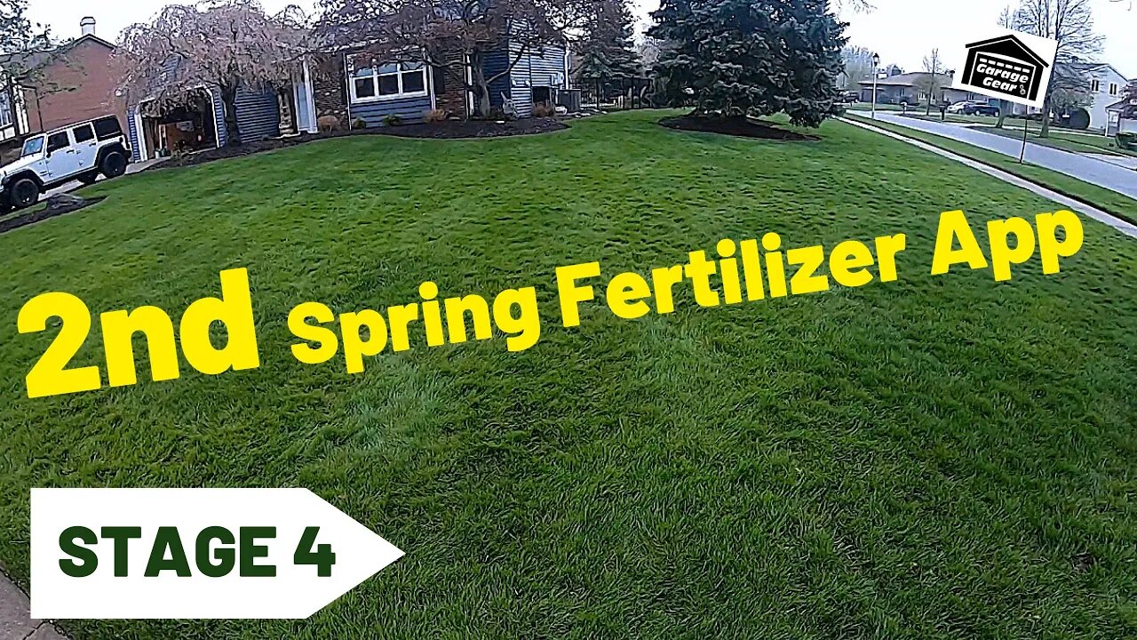 LAWN FERTILIZING PROGRAM STAGE 4 - 2nd Spring Fertilizer Application With Purely Organic Lawn Food