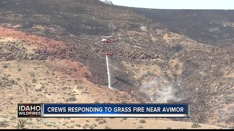 Eagle Fire Department: believe 200 acre grass fire near Avimor started by roadside vehicle