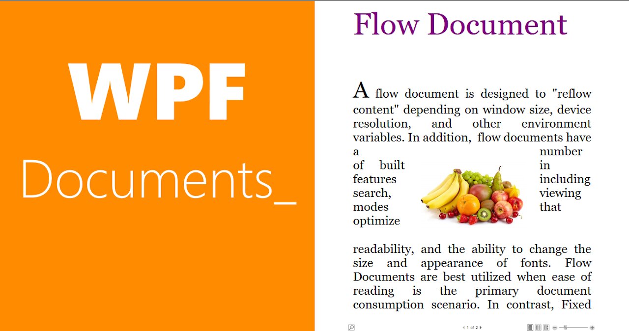 WPF Documents | Flow Documents-ii | Documents in WPF