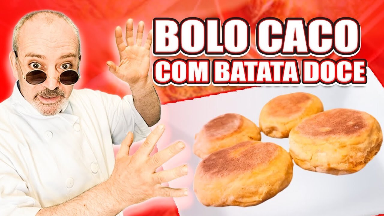 Como Fazer Bolo Do Caco Com Batata Doce Tradicional Da Ilha Da Madeira Em Sua Casa