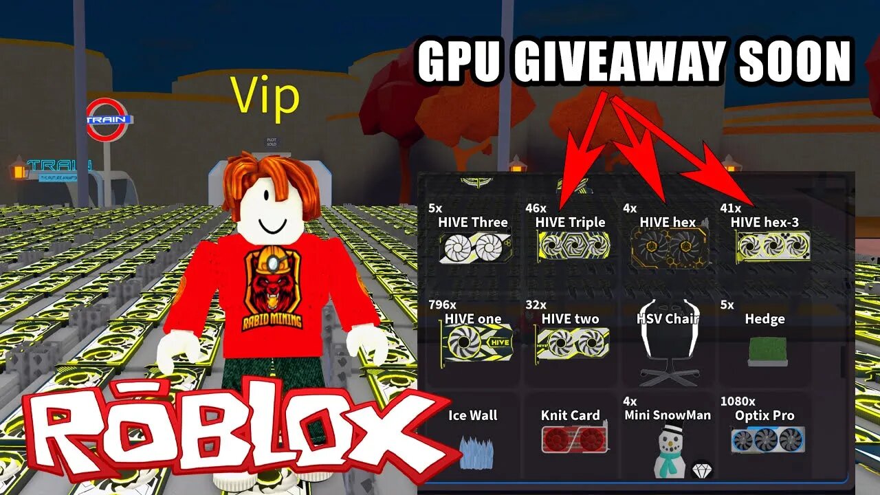 Solaris GPU GIVEAWAY Soon | Bitcoin Miner BETA ROBLOX