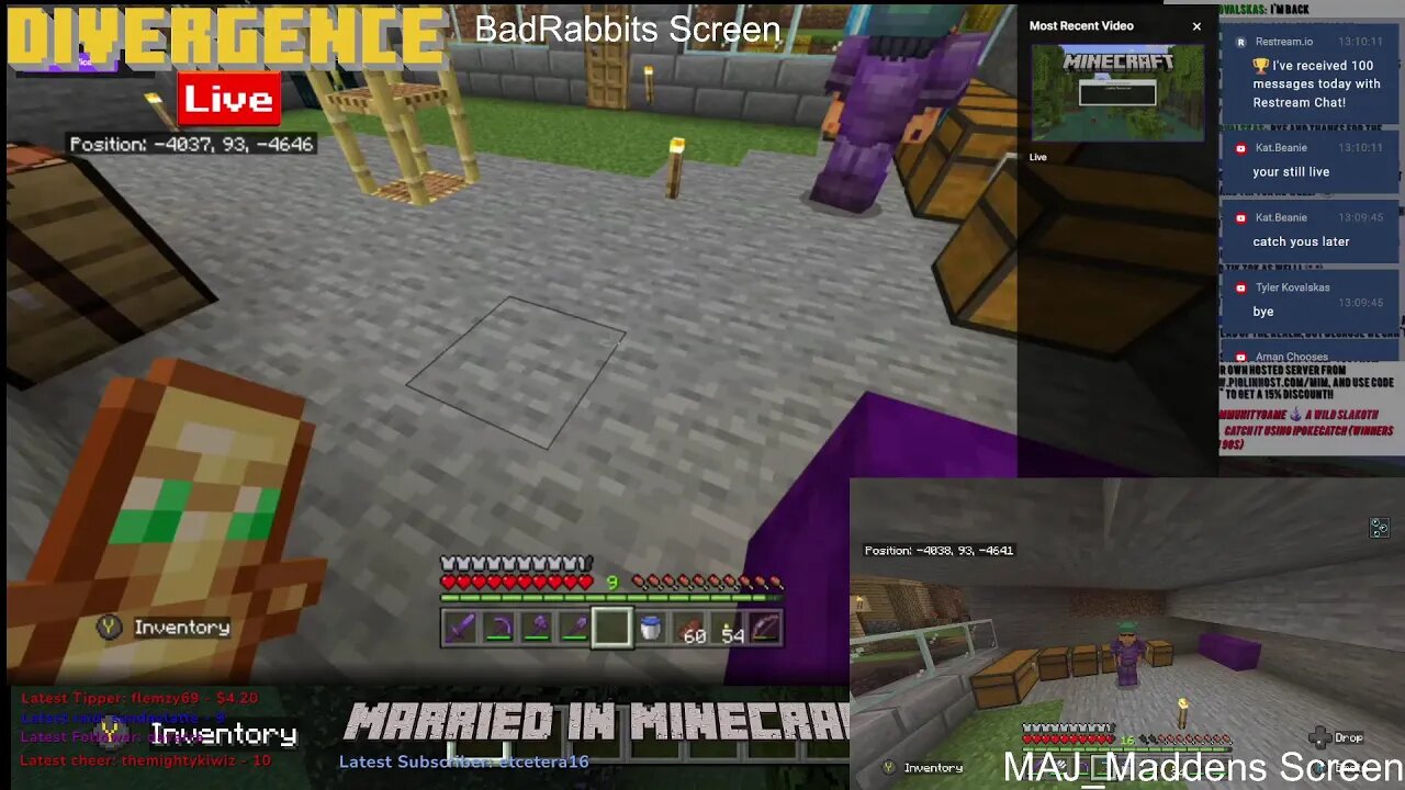 S1, EP65, Lets get some Fresh Air! #WardenBall #MiM on the #DivergenceSMP!