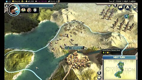 Civilization 5 part 2 Babylon [Science Victory]